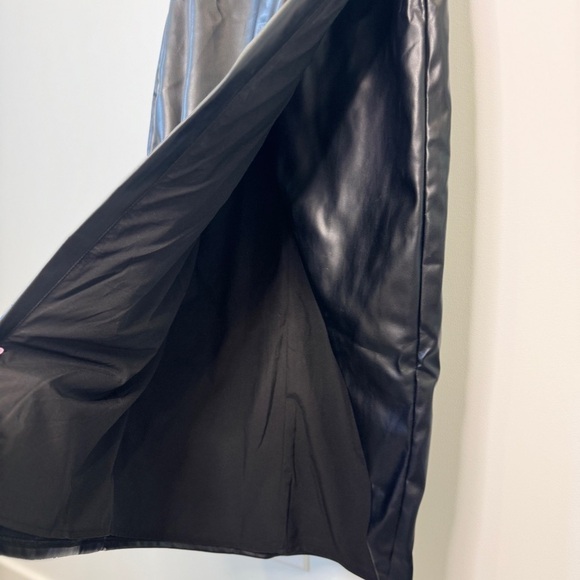 Revolve x Remi Black Faux Leather Gwen Dress (S) - Picture 9 of 12